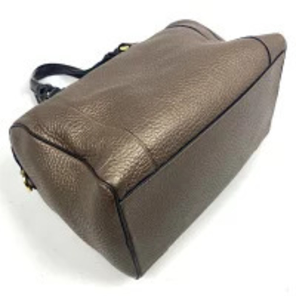 Loewe 2way Anagram Shoulder Leather Brown Bag